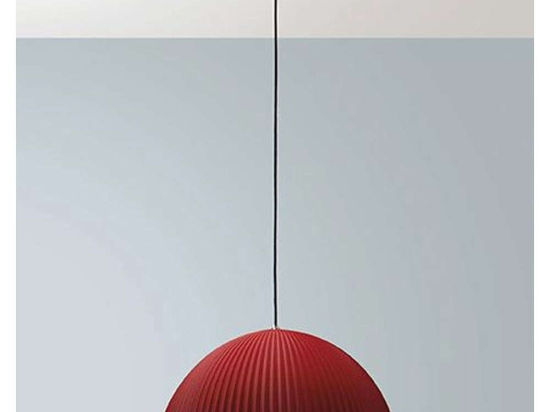 Φωτιστικό Οροφής Carola 3757-40-133 Φ36x19,7cm 1xE27 10W Bordo Fabas Luce