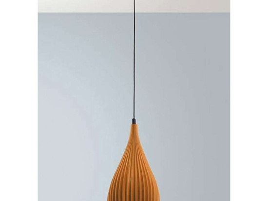 Φωτιστικό Οροφής Lisa 3759-40-367 Φ17,5x32cm 1xE27 10W Mustard Fabas Luce