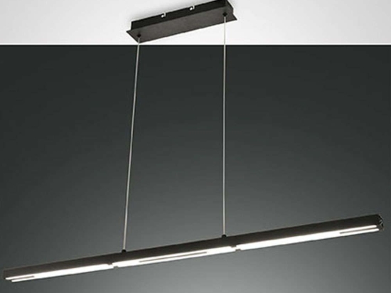 Φωτιστικό Οροφής - Ράγα Ling 3712-45-101 110x4,3x2,3cm Dim Led 4800lm 40W Black Fabas Luce
