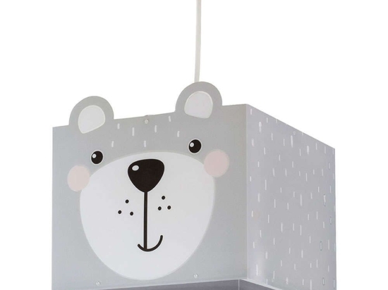 Φωτιστικό Οροφής Παιδικό Little Teddy 64572 Grey Ango Πολυπροπυλένιο