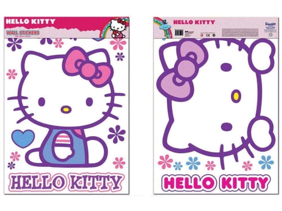 Αυτοκόλλητα Τοίχου Βινυλίου Hello Kitty XL 5204 Multi Ango