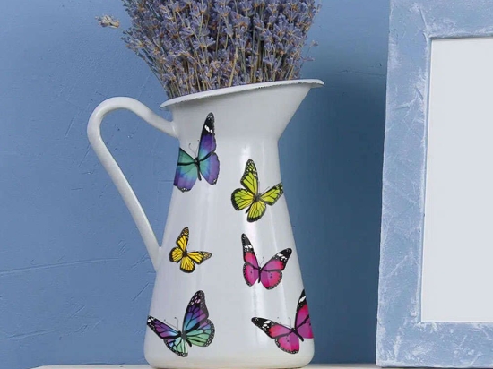 Αυτοκόλλητα Τοίχου Βινυλίου Colourful Butterflies 59602 45x35cm Multi Ango Βινύλιο
