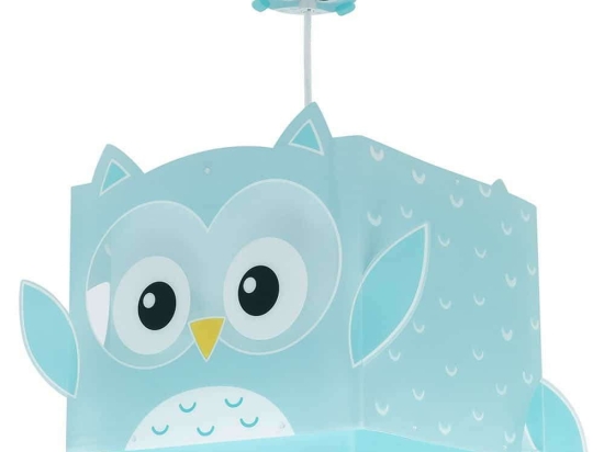 Φωτιστικό Οροφής Little Owl 64392 27x27x24cm 1xE27 Blue Ango