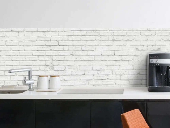 Αυτοκόλλητο Κάλυμμα Προστασίας Τοίχου White Bricks 67606 240x60x0,05cm White Ango Pet