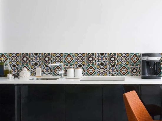 Μπορντούρα -Κάλυμμα Προστασίας Τοίχου Green Tiles 67113 195x23,5x0,05cm Multi Ango