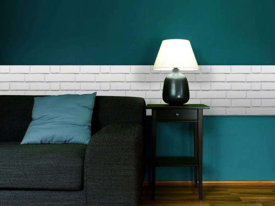 Αυτοκόλλητα Πλακάκια Προστασίας Τοίχων White Bricks (Σετ 3Τμχ) 54731 30x30x0,2cm White Ango Αφρώδες Υλικό