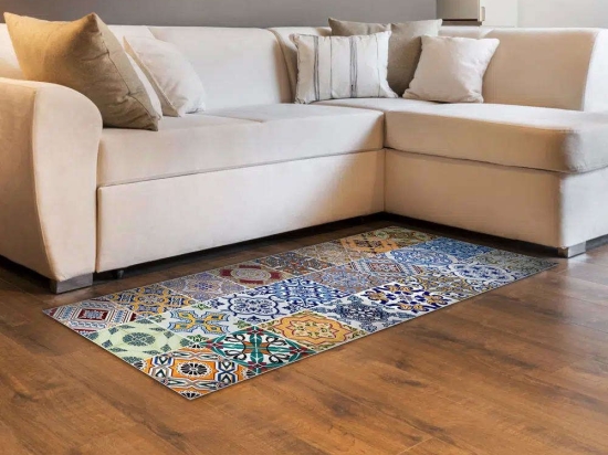 Διάδρομος Βινυλίου Spring Tile Carpet 83133 Multi Ango 50X180 Βινύλιο