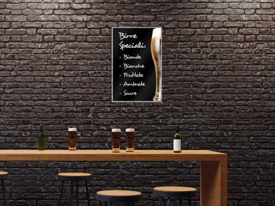 Μαυροπίνακας Beer 71007 73x49x130cm Multi Ango Plexiglass