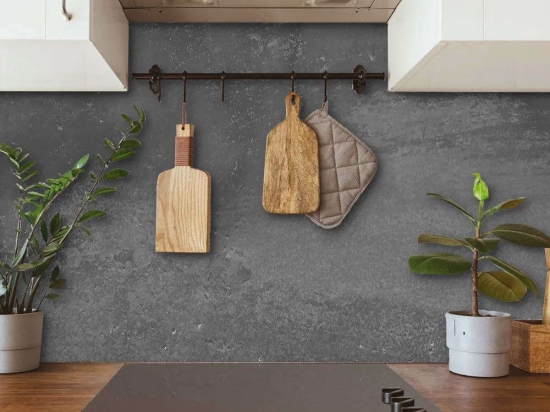 Μπορντούρα - Κάλυμμα Προστασίας Τοίχου Brushed Wall 67608 240x60x0,05cm Dark Grey Ango
