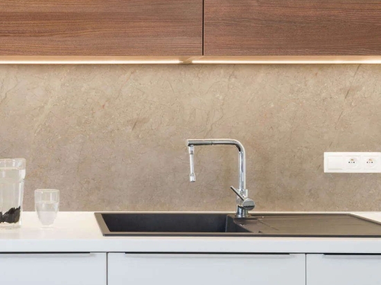 Μπορντούρα - Κάλυμμα Προστασίας Τοίχου Travertine Stones 67337 180x45x0,05cm Beige Ango