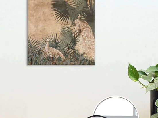 Πίνακας Tropical Peacocks M 21351 21351 29x29x0,6cm Multi Ango Τετράγωνοι Mdf