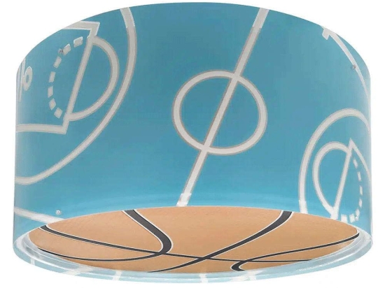 Φωτιστικό Οροφής - Πλαφονιέρα Sports Basket 41746 Φ33x16,5cm 2xE27 15W Multi Ango