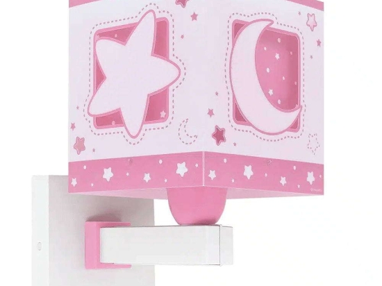Φωτιστικό Τοίχου - Απλίκα Moonlight 63239S 13,5x20x24cm 1xE27 15W Pink Ango