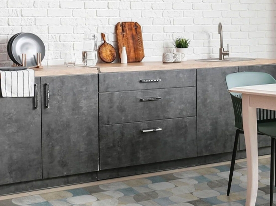 Διάδρομος Κουζίνας Βινυλίου Artistic Cement L 83634 180x50cm Grey-Blue Ango 50Χ180 Βινύλιο