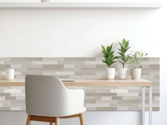 Μαλακά Πλακάκια Προστασίας Τοίχων Birch 54739 30x30cm Grey-Beige Ango