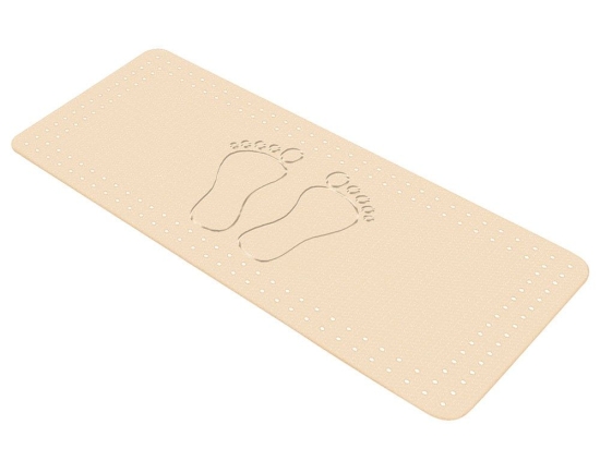 Αντιολισθητικό Μπανιέρας Foot 4388 Sand Beige Kleine Wolke 36Χ72 PVC