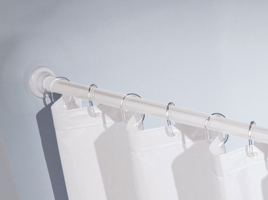 Βάση Στήριξης Βραχίονα Μπάνιου 3307 6cm (25mm) 2pcs White Kleine Wolke Πλαστικό