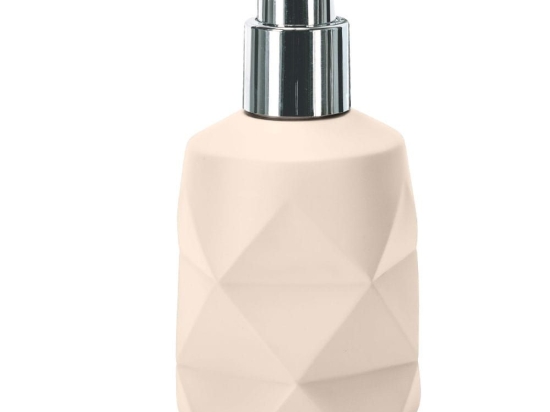 Δοχείο Κρεμοσάπουνου Crackle 7x15cm Sandbeige Kleine Wolke Πολυρεσίνη