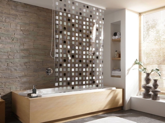 Κουρτίνα - Ρολό Ντους D-Rollo für Leerk 3321 3870274 128x240cm Grey (Χωρίς Πλαίσιο) Kleine Wolke 128Πx240Υ 128x240cm Πλαστικό
