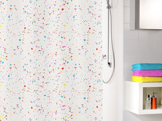 Κουρτίνα Μπάνιου Confetti 5937 Multicolor Kleine Wolke 180Πx200Υ 180x200cm PEVA