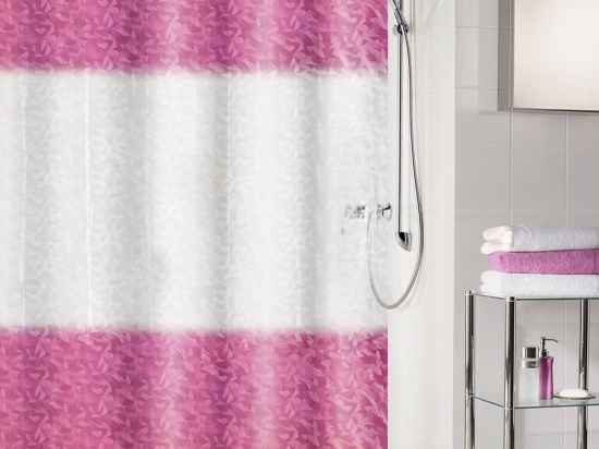 Κουρτίνα Μπάνιου Ray 5917 Burgundy Kleine Wolke 180Πx200Υ 180x200cm PEVA