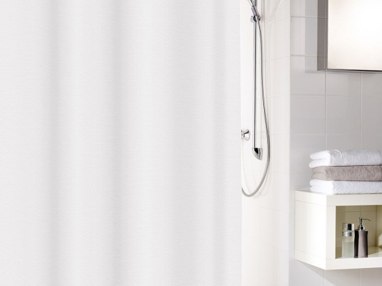 Κουρτίνα Μπάνιου Sparkle 5947 White Kleine Wolke 180Πx200Υ 180x200cm PEVA