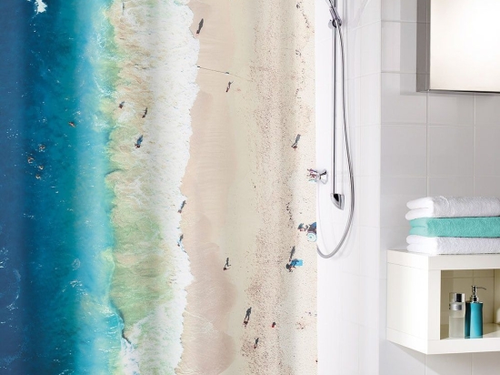 Κουρτίνα Μπάνιου Waikiki 5941 Multicolor Kleine Wolke 180Πx200Υ 180x200cm Πολυέστερ