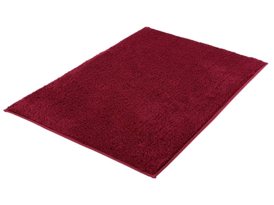 Πατάκι Μπάνιου Kansas 4018 Burgundy Kleine Wolke 60Χ90 60x90cm 100% Βαμβάκι