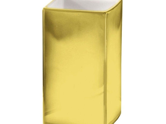 Ποτήρι Οδοντόβουρτσας Glamour 5065 Gold Kleine Wolke Πορσελάνη