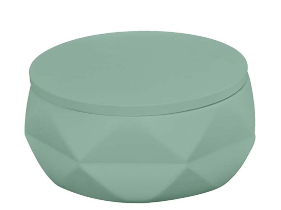 Βάζο Για Βαμβάκι Crackle Jar 10,5x6cm Maledivia Kleine Wolke Πολυρεσίνη