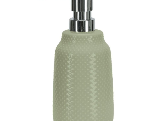 Δοχείο Κρεμοσάπουνου Dotty 8x20cm Reed Green Kleine Wolke Πηλός