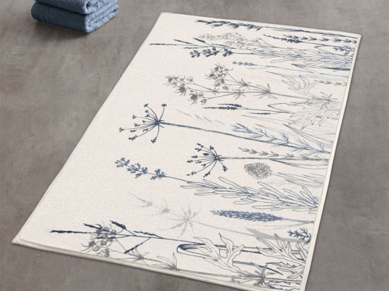 Πατάκι Μπάνιου Savannah Multicolor Kleine Wolke 60X90 Πολυέστερ
