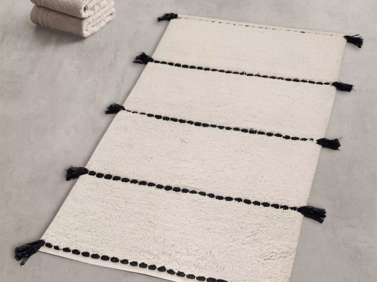 Πατάκι Μπάνιου Travis Nature Kleine Wolke 60X90 100% Βαμβάκι