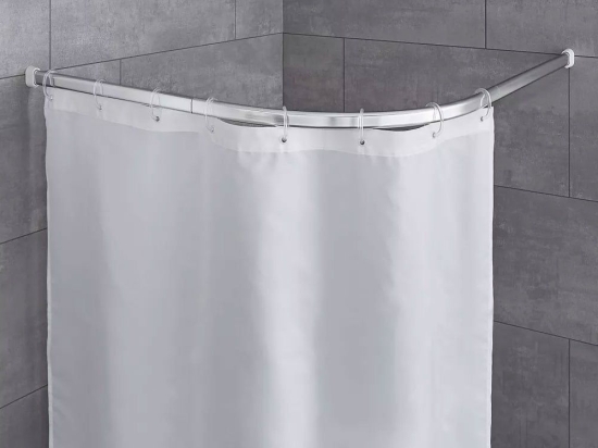 Βραχίονας Μπάνιου Γωνιακός 3301101000 90x90cm (25mm) Chrome Kleine Wolke 90X90cm Αλουμίνιο
