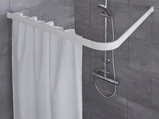 Βραχίονας Μπάνιου Γωνιακός 3336100019 170x75cm White Kleine Wolke 170x75cm Αλουμίνιο