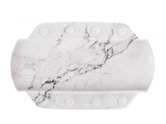 Στήριγμα Λαιμού Για Μπανιέρα Marble 32x22cm Anthracite Kleine Wolke PVC