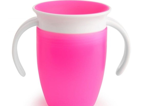 Ποτήρι Παιδικό Miracle Trainer Cup 207ml Pink Munchkin 207ml Πλαστικό
