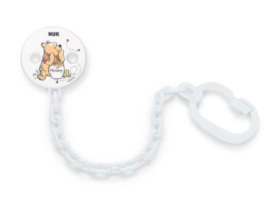 Αλυσίδα Πιπίλας Disney Winnie 10751372 White Nuk Πλαστικό
