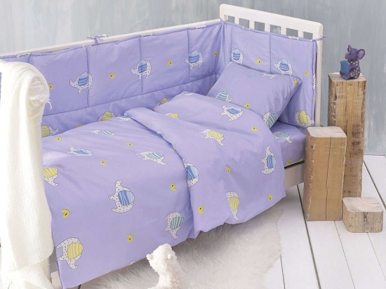 Πάπλωμα Βρεφικό Wooly Green Ρυθμός 110x150cm 100% Βαμβάκι