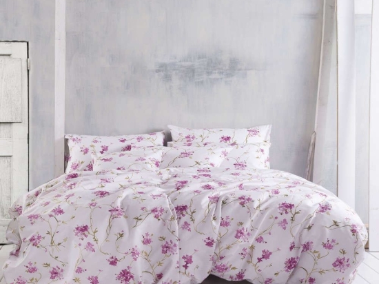 Πάπλωμα Σετ 3τμχ Next Colette Pink Ρυθμός Υπέρδιπλo 220x240cm Βαμβάκι-Πολυέστερ