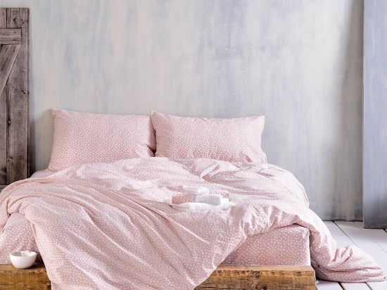 Μαξιλαροθήκες Cute (Σετ 2τμχ) Pink Ρυθμός 50Χ70 100% Βαμβάκι