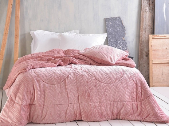 Μαξιλαροθήκη Διακοσμητική Lotus Pink Ρυθμός 50Χ50 Jacquard