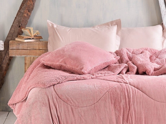 Μαξιλαροθήκη Διακοσμητική Alvaro Pink Ρυθμός 50Χ50 Jacquard