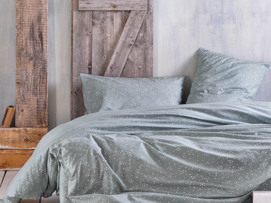 Σεντόνια Symbol Sirius (Σετ 4τμχ) Grey Ρυθμός Υπέρδιπλο 230x270cm 100% Βαμβάκι