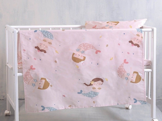 Πάπλωμα Βρεφικό Zizel Pink Ρυθμός 110x150cm 100% Βαμβάκι
