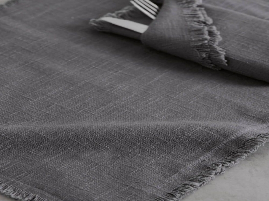 Σουπλά Merit Grey Ρυθμός 35x50cm 100% Βαμβάκι