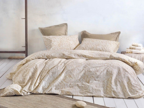 Πάπλωμα Austin (Σετ 2τμχ) Beige Ρυθμός Ημίδιπλο 160x240cm 100% Βαμβάκι