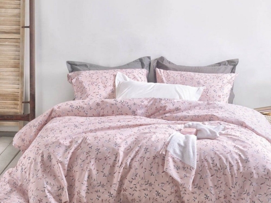 Πάπλωμα Carlin (Σετ 2τμχ) Pink Ρυθμός Ημίδιπλο 160x240cm 100% Βαμβάκι