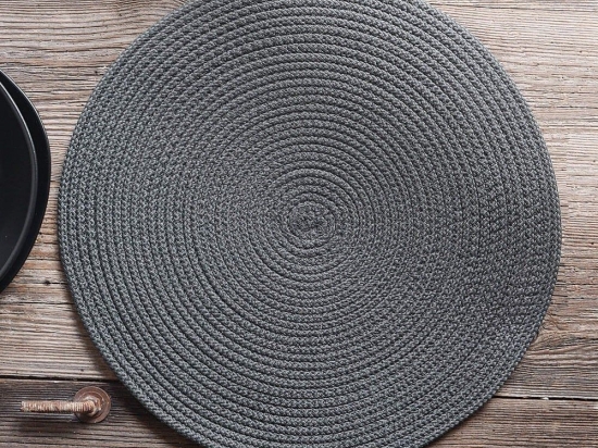 Σουπλά Pascal Anthracite Ρυθμός 35x35cm Jute