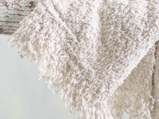 Ριχτάρι Beckett Ecru Ρυθμός Διθέσιο 180x240cm Chenille